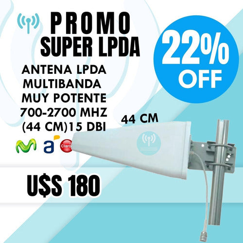 Antena 4g  Muy  Potente  15 Dbi . Para Modem - Router 1