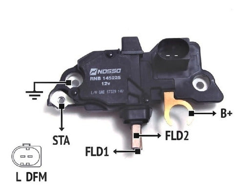 Regulador Voltaje Transpo Tipo Bosch Vw Volkswagen Bora Golf 1