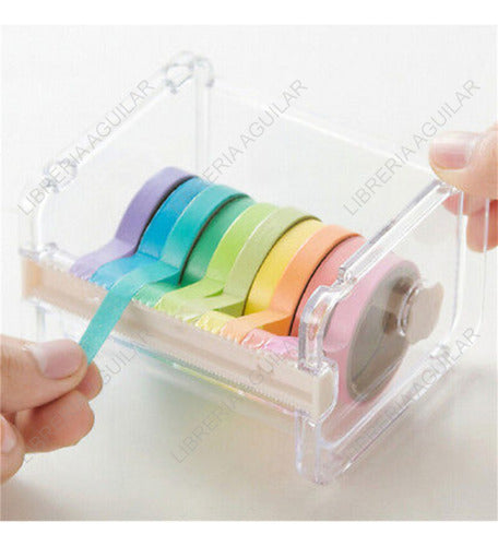 IbiCraft 3 Washi Tape Dispenser Stackable Rationer 6