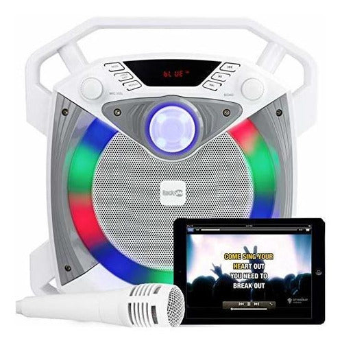 SingCube 10 Watt Rechargeable Bluetooth Karaoke Machine 0