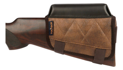 Vintage Style Rifle Buttstock Elevator 30 Tourbon Real Leather 2
