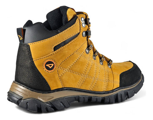 Seta Botas Borcegos Trekking Para Hombre Cuero Cocidos 39 Al 44 2