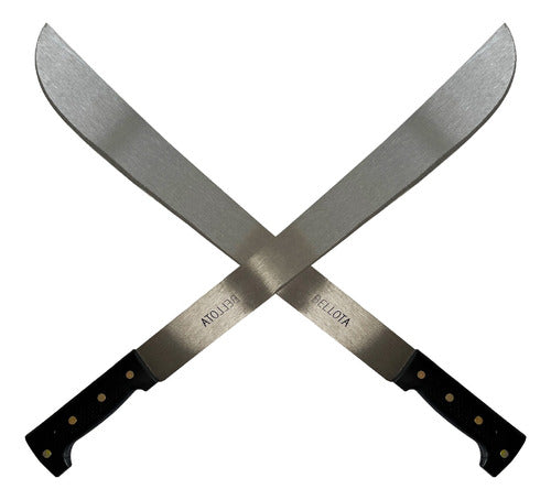 Machete 20 PLG / 50 Cm - Hoja De Acero Profesional - Pack X2 0