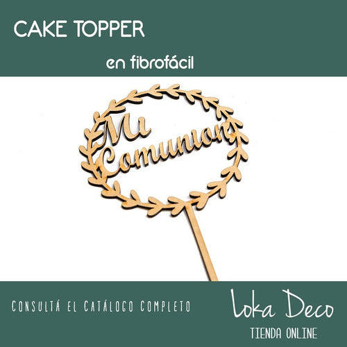 Loka Deco Cake Toppers Adornos Carteles Para Tortas Cumple Boda Party 3