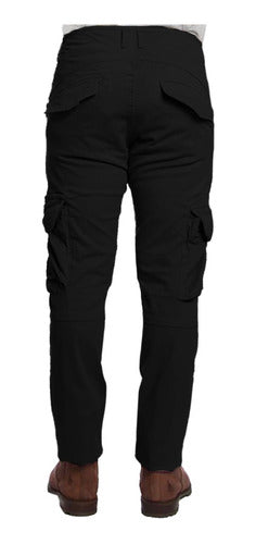 Criollos Cargo Pants for Men - Thick Stretch Denim 1