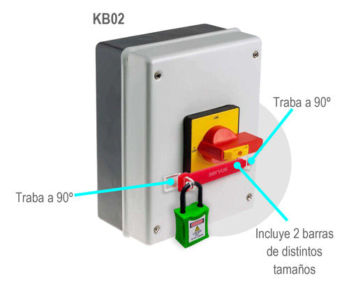 Kit De Bloqueo Servus Trabas Laterales 90º Servus S9.kb02 1