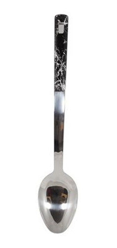 Stainless Steel Spoon 37 cm | Marble 0