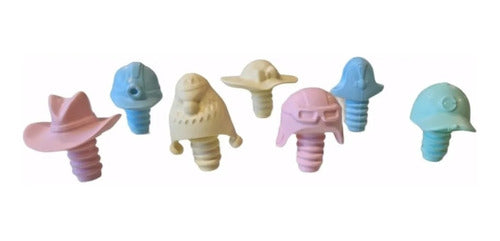 Craco Silicone Hat Type Bottle Caps Pack of 8 0