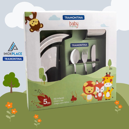 Kit Infantil Para Refeição Em Aço Inox 5 Peças - Tramontina 7