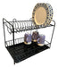 Arríale 2-Tier Dish Rack with Capacity for 16 Plates 4