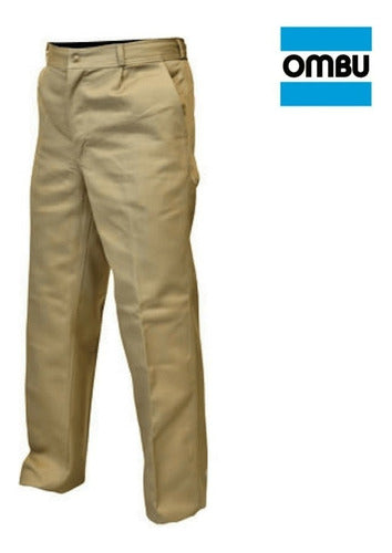 Classic Ombu Beige Brown Work Pants Grafa Size 46 2