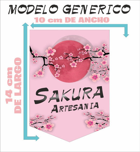 Sakura Artesania Naruto Shippuden Name Banner 3