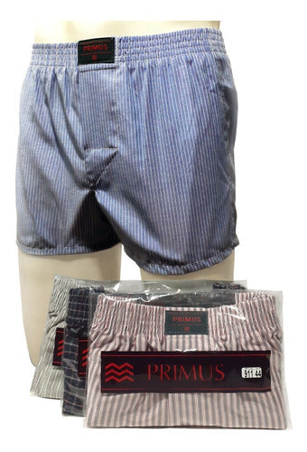 Primus Pack: 3 Boxer Shorts for Men / Sizes 42 to 54 0