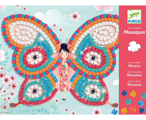 Mosaicos Para Niños - Mariposas -  Djeco - Dj08898 1