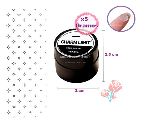 Charm Limit Soft Gel Solid Gel 5g, Press Gel Manicure 1