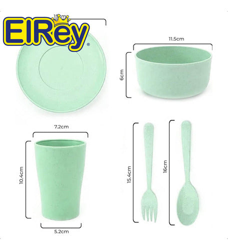 By El Rey Eco-Friendly School Snack Set - Bowl Cup 7