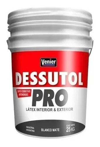 Latex Pro Interior Exterior Venier Dessutol 25k Antihongos 0