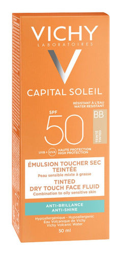 Vichy Idéal Soleil Fps50 Bb Color Dry Touch Mattifying Sunscreen for Oily to Combination Skin 1