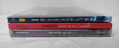 Tomatito Aguadulce Paseo Sonanta Lot of 3 CDs - European Imports - Tomatito Aguadulce Paseo Sonanta Lote 3 Cds Import Eu Nuevos