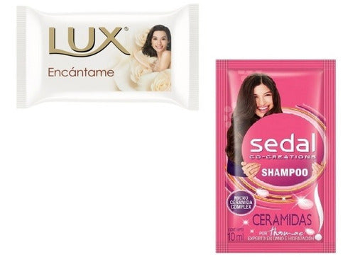 Lux Combo Hotelero 144 Shampoo Sedal + 250 Soap 0