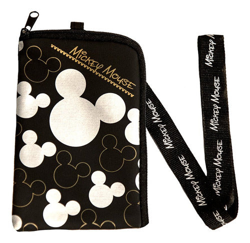 Disney Mickey Mouse Lanyard 2 Unidades De Oro Y Plata 2