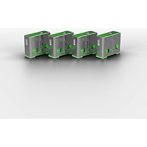 Bloqueador De Puertos Usb Lindy - Pack 4u. Verde (40451) 1