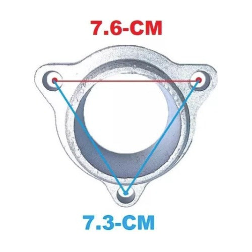 Tapa Salida Conector Brida Succion Motobomba 2 Tipo Gamma 1