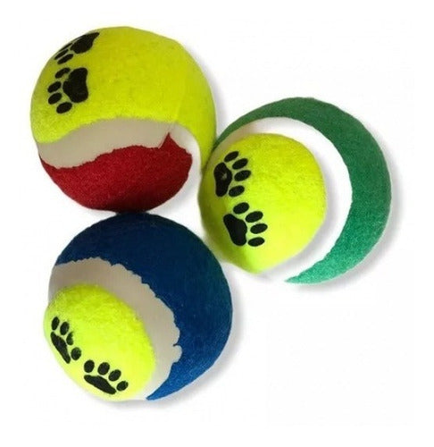 Tennis Balls for Pets with Paw Prints 0