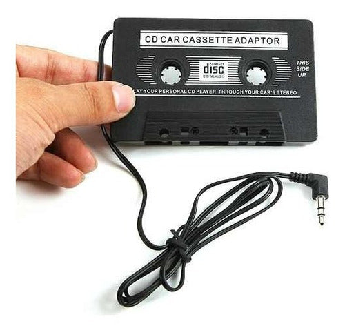 Adaptador Cassette Auxiliar 3,5 Mp3 iPod Celular Auto Stereo 6