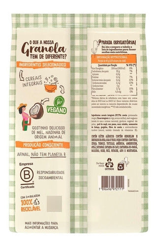 Granola Mãe Terra Granola Frutas & Mel Em Pacote 800 G 1