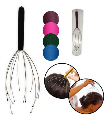 Pacho's Anti-Stress Scalp Massager X6 Set 0