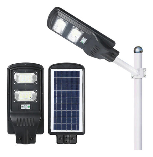 Solar Ledimp Luminaria Solar Luz Calida 60w Sensa Movimiento+ Soporte 0