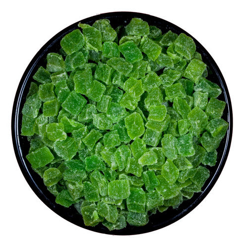 Glazed Pineapple Cubes Green 1kg | Sir Neko 0