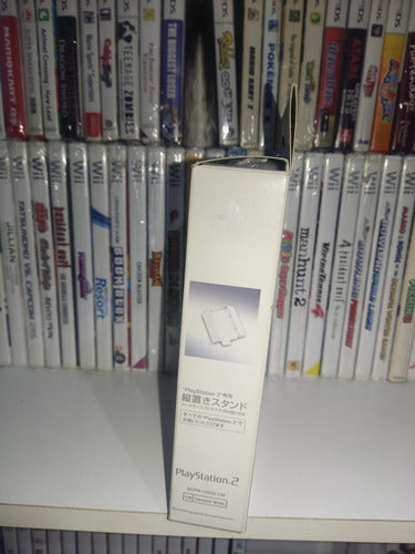 Base Stand Original Sony Ps2 Fat Branco Na Caixa Japonês 1