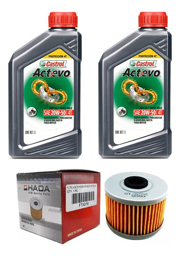 Hada Kit Service Honda XR 250 Tornado XRE 300 Castrol Ryd 0