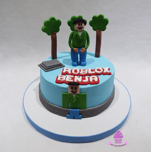 Torta Roblox - Juego - Torta Tematica Mesa Dulce Personaliza 1