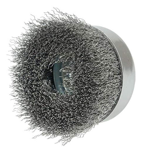 Weiler Cup Hole Dust Brush with Wire Bristle 0