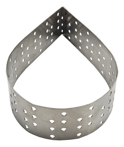 POMATOOLS Waist Ring Mold 12x3cm Perforated Droplet Shape 0