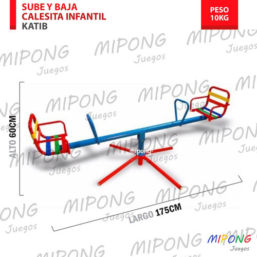 Katib Sube Baja - Calesita Infantil - 2 En 1 Mipong 1
