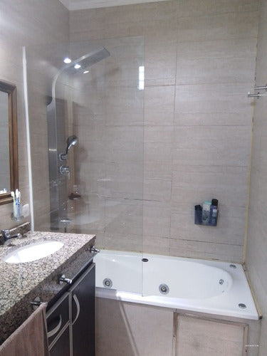 Fixed Glass Shower Screen 150x70 6mm with Aluminum Framing - Immediate Stock 2
