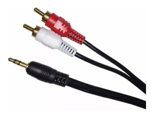 3-Meter Stereo Audio Cable Mini Plug 3.5 to 2 RCA 4