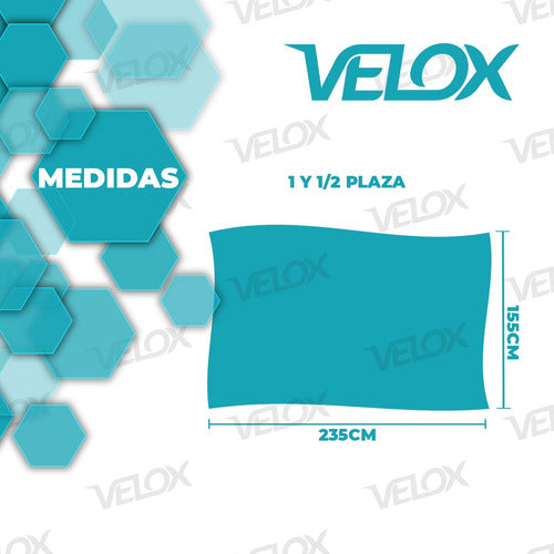 Tienda Velox Acolchado River Plate Invierno Oficial Premium 1 1/2 Plaza 1