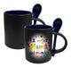 Personalized Magic Mug with Logo/Image and Spoon - Color Inside 10