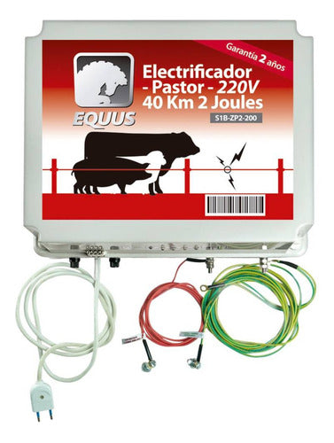 Electrificador Pastor Equus 40 Km 1,8 Joule - L N F 0