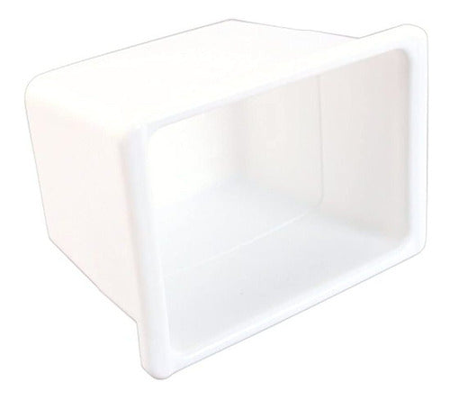 Ayr King B304, White Plastic Dough Ball Mold 0