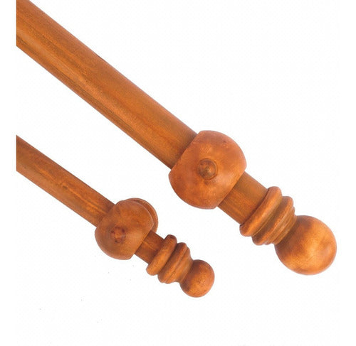 Wooden Curtain Rod X 3.60 33 mm 2