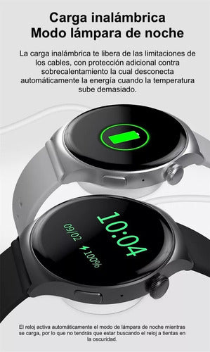 Smartwatch DT4 Mate Smart Watch - Dual Strap (Metal and Silicone) 20