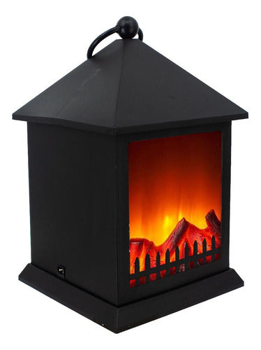 Adorno Decoración Simulación Chimenea Usb 2