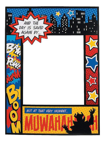 Fun Express Superhero Comic Book Photo Prop (Almost 3 Feet Tall) 0