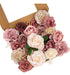 ~? Jelofly 21pcs Flores Artificiales Combo De Flores De Seda 0